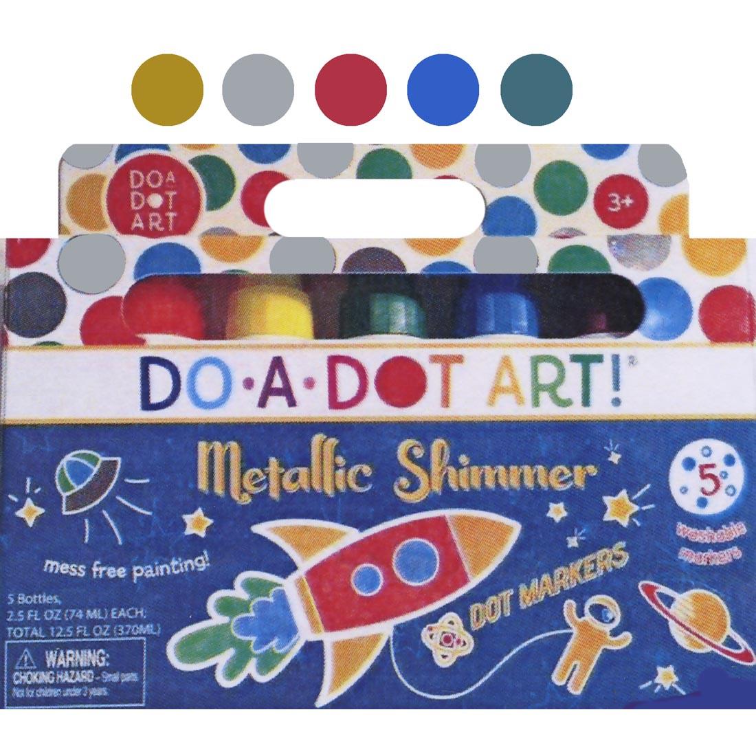 Do-A-Dot Art! Markers Metallic Shimmer Dot Markers