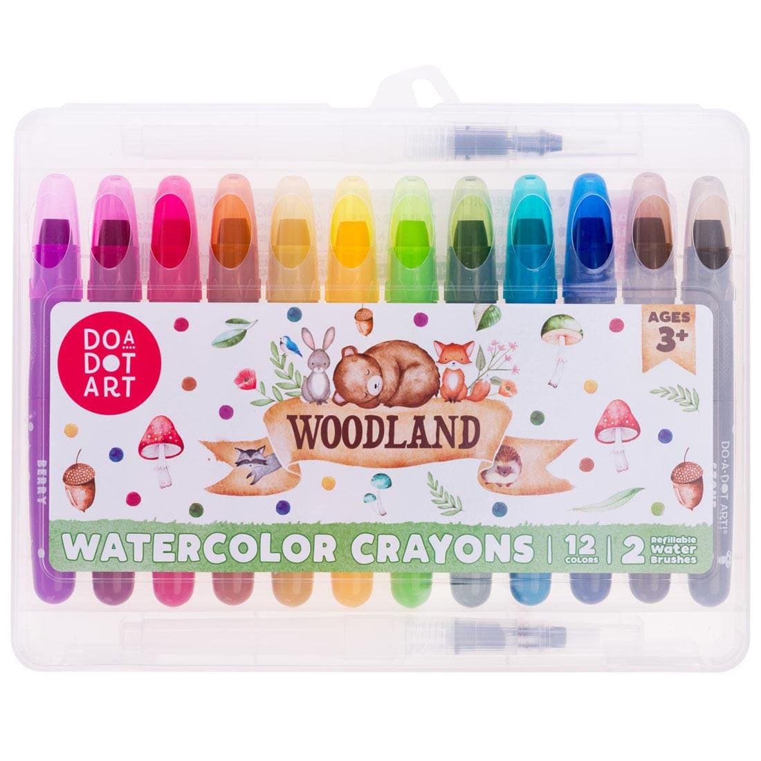 Do-A-Dot Art Watercolor Crayons 12-Color Woodland Set