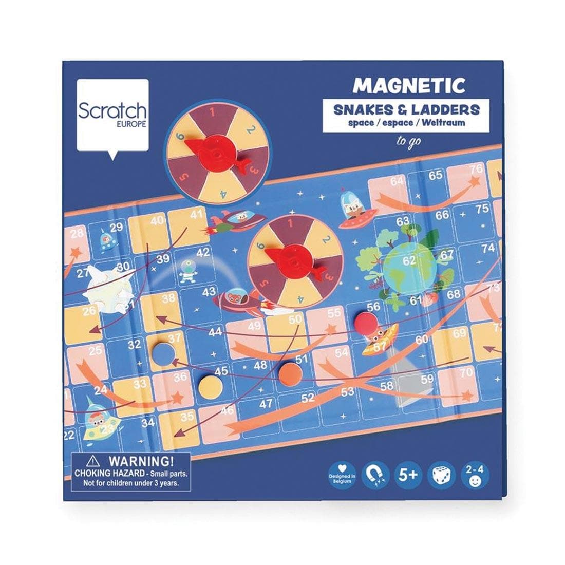 Magnetic Snakes & Ladders Space Game
