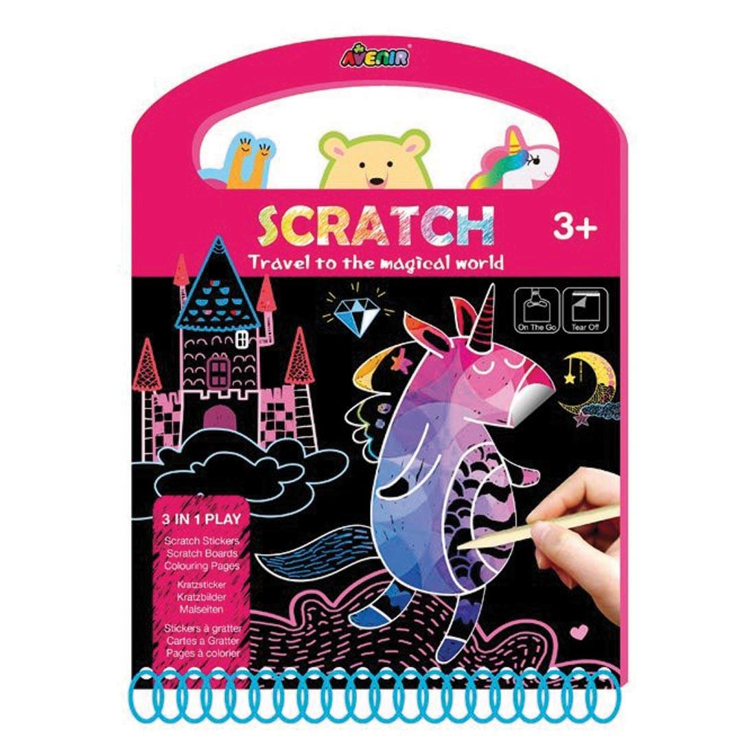 Travel To The Magical World Scratch Book by Avenir