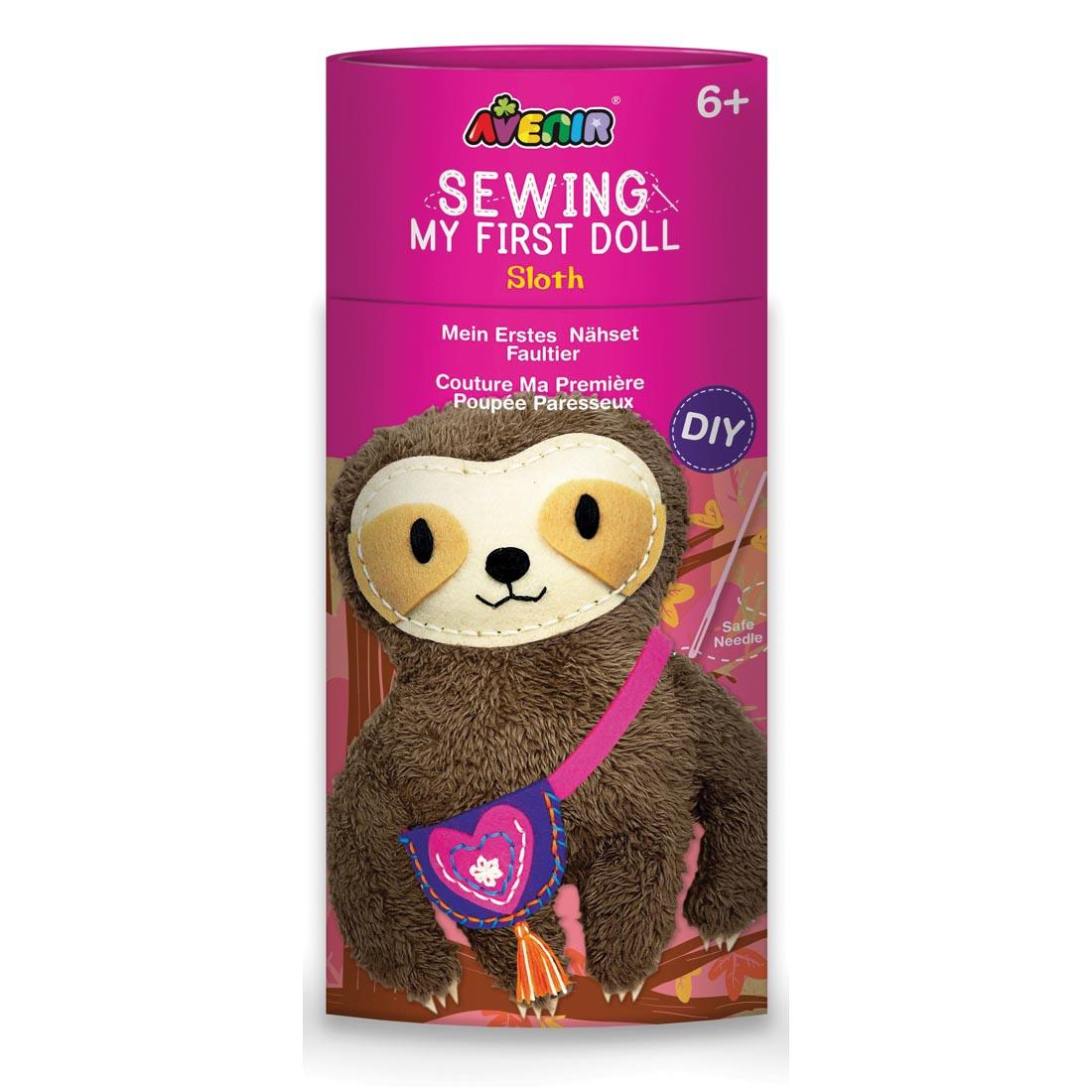 Sewing My First Doll Sloth Kit by Avenir