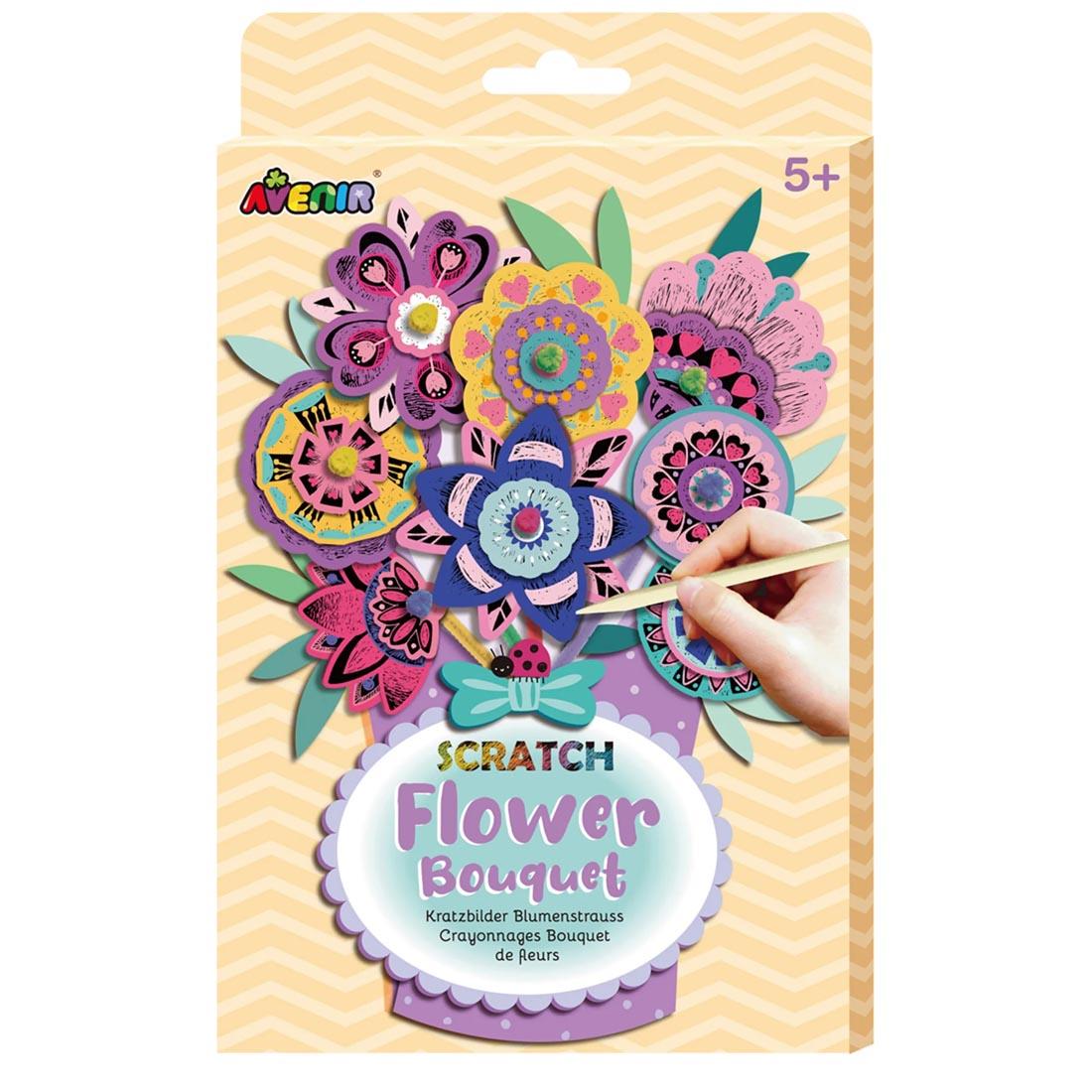 front of package for Scratch Flower Bouquet