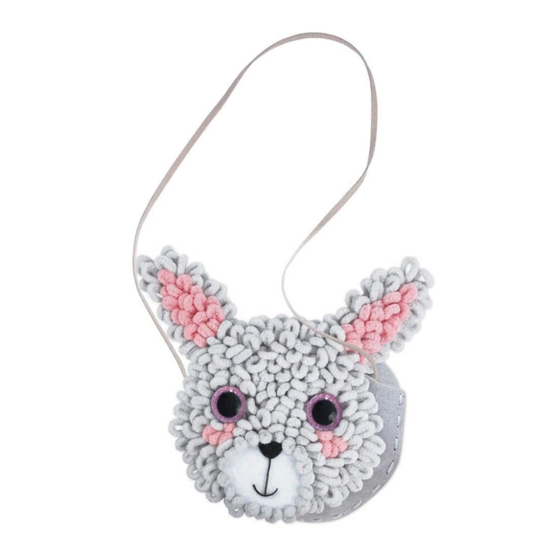 example of a finished Bunny Loopie Fun My First Plush Bag By Avenir
