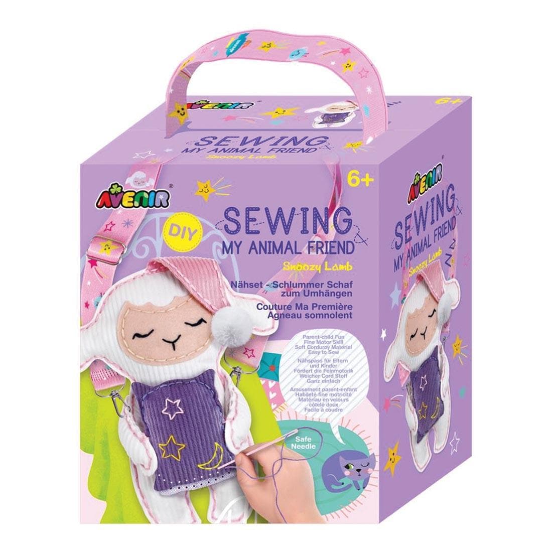package for Snoozy Lamb My Animal Friend Sewing Kit By Avenir