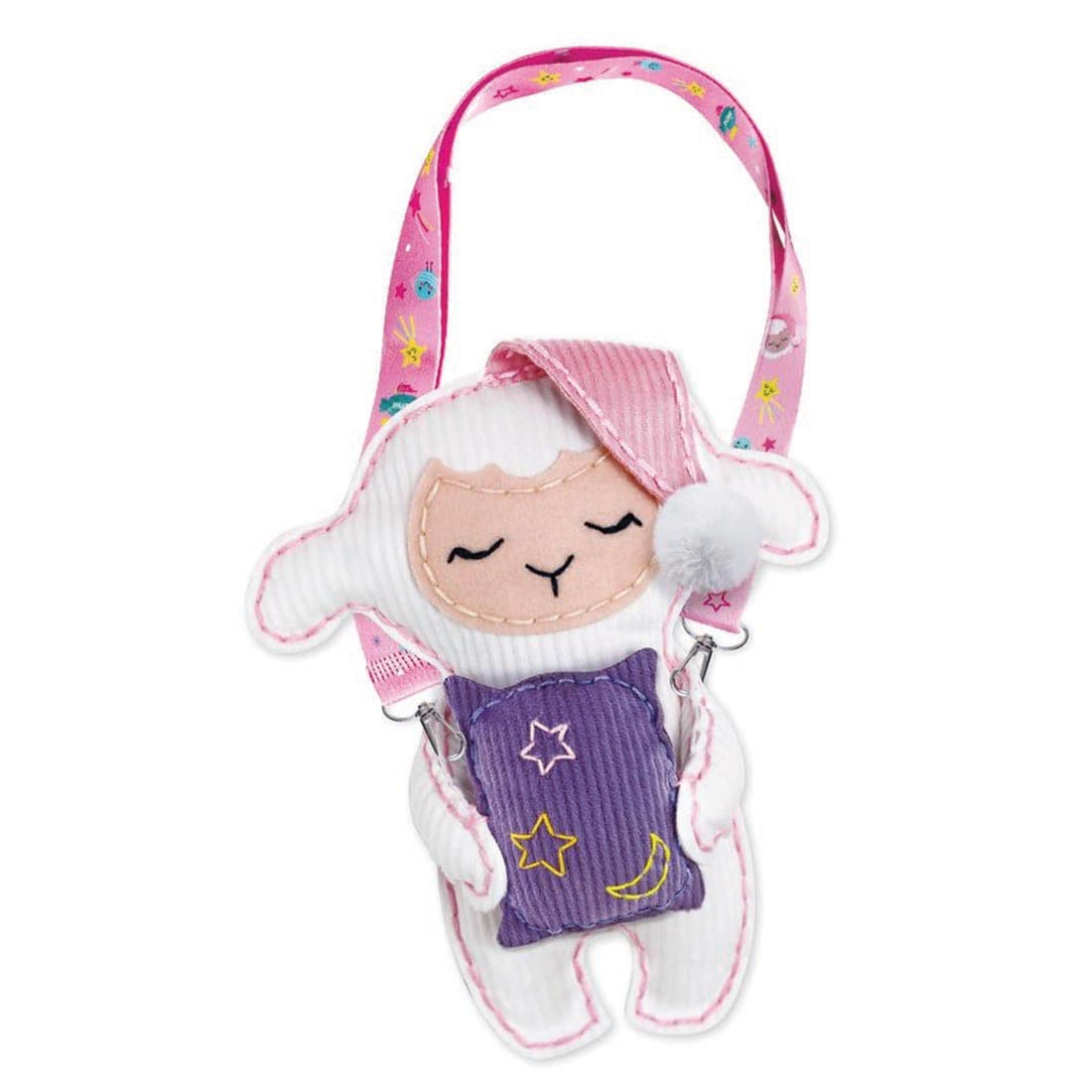 completed example made with Snoozy Lamb My Animal Friend Sewing Kit By Avenir