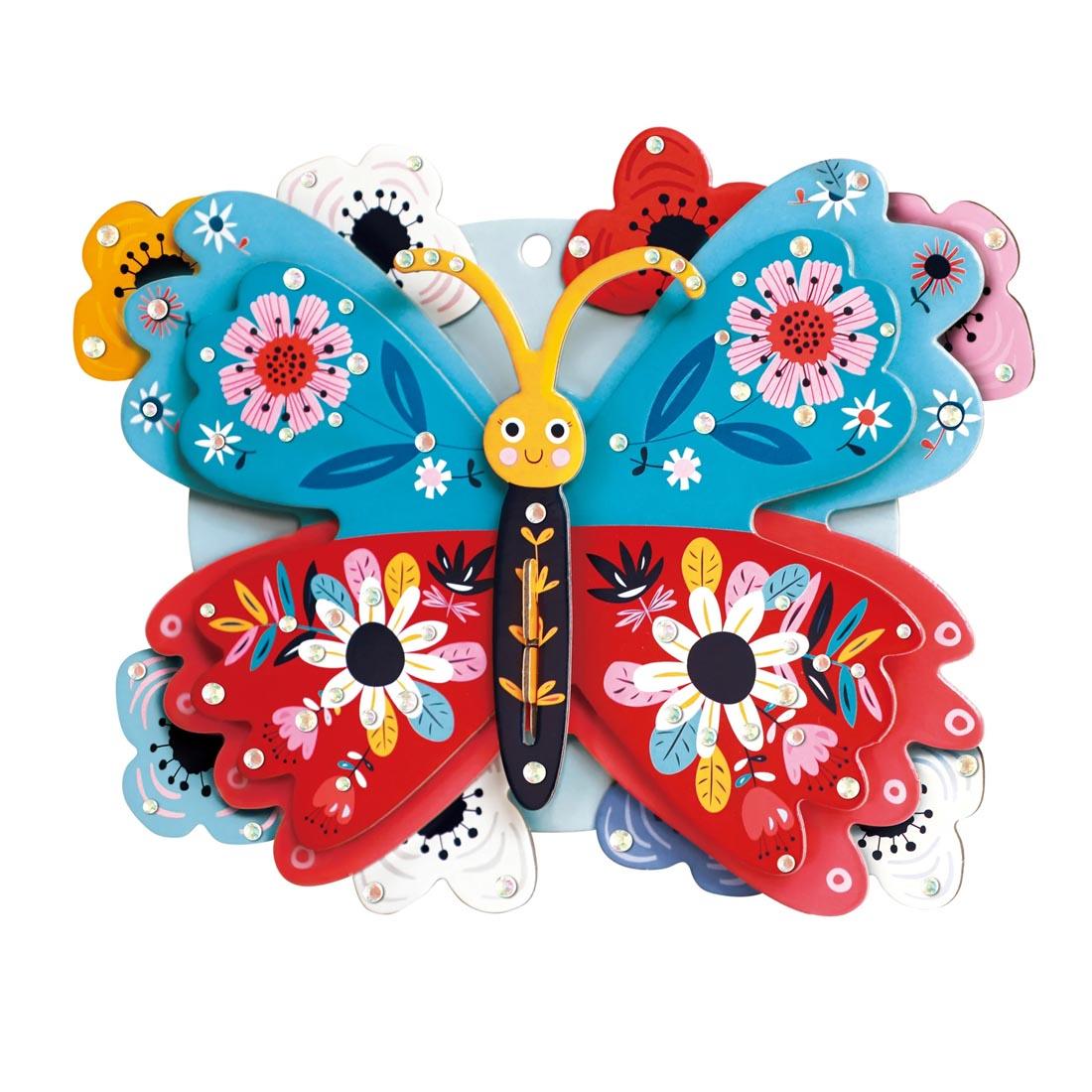 completed example of Butterfly 3D Decoration