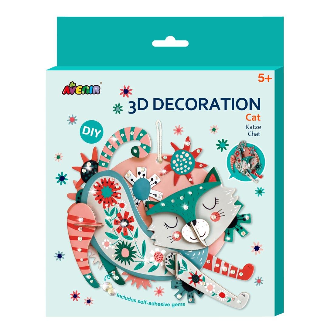 box for Cat 3D Decoration
