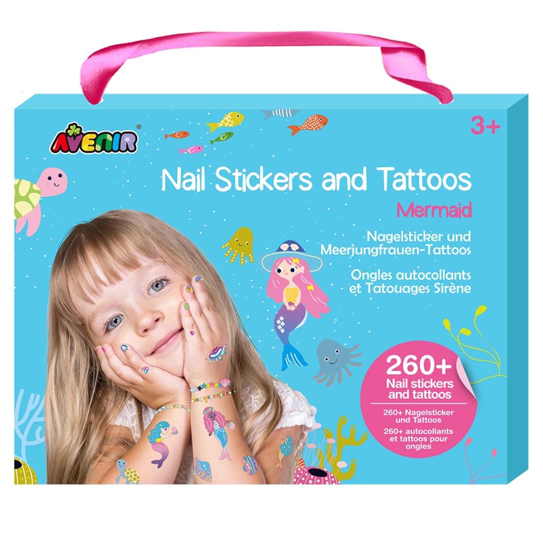 Mermaid Nail Stickers And Tattoos By Avenir