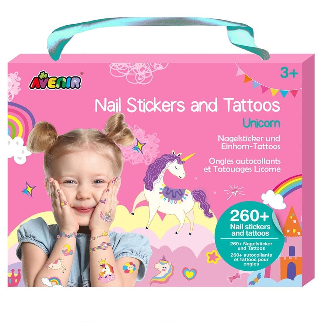 Unicorn Nail Stickers And Tattoos By Avenir