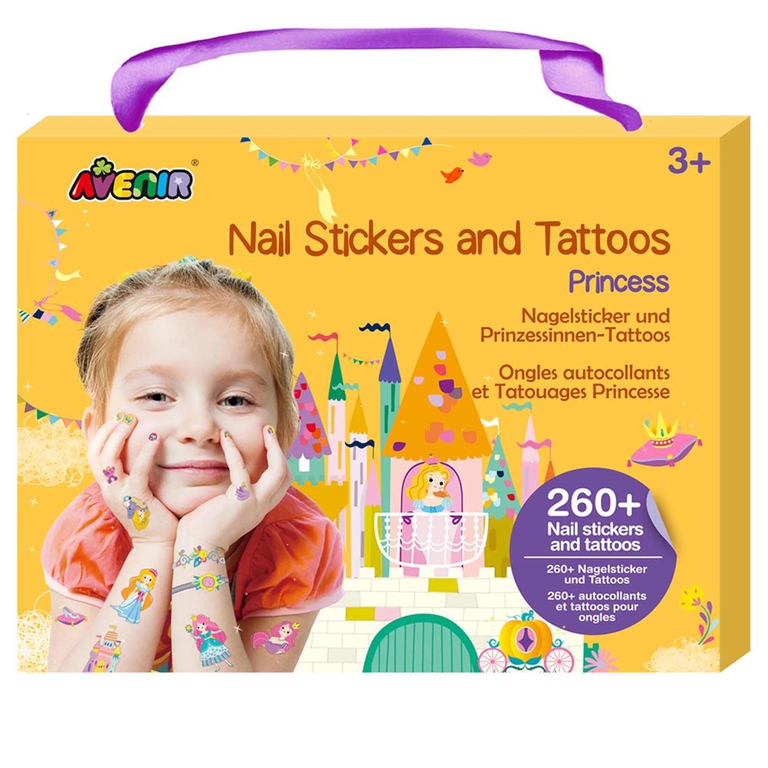 Princess Nail Stickers And Tattoos By Avenir