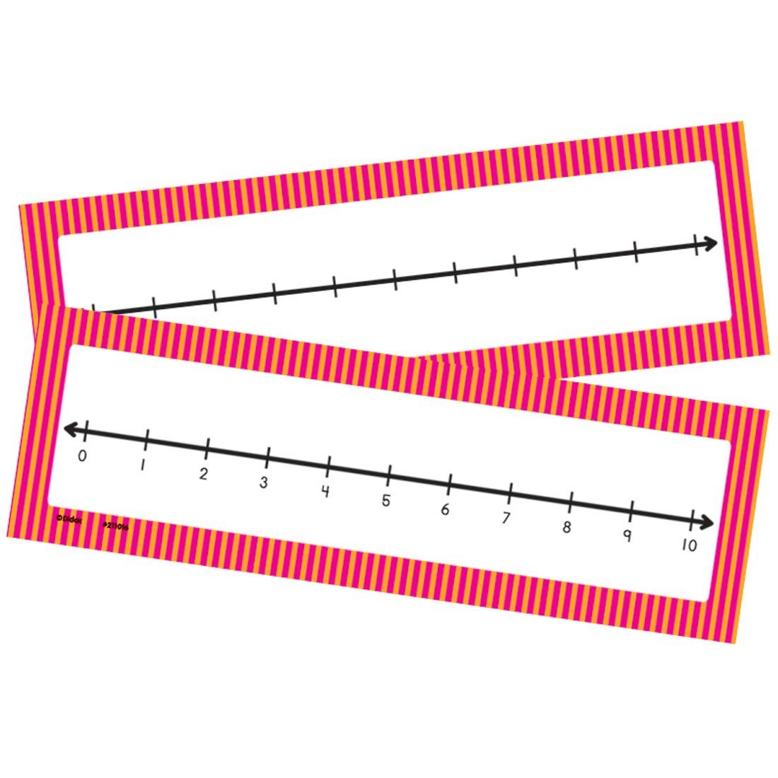 Front and Back Sides of 0-10 Student Number Line by Didax