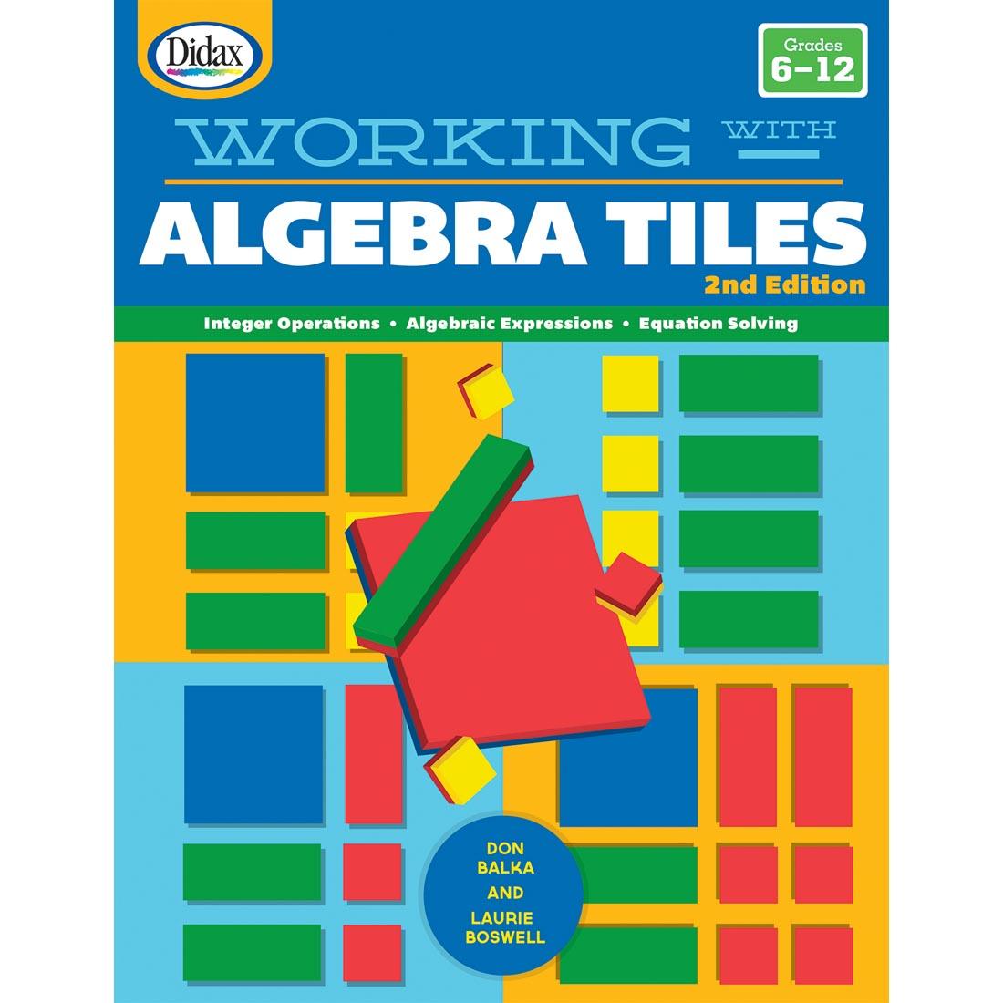 Working with Algebra Tiles Book by Didax