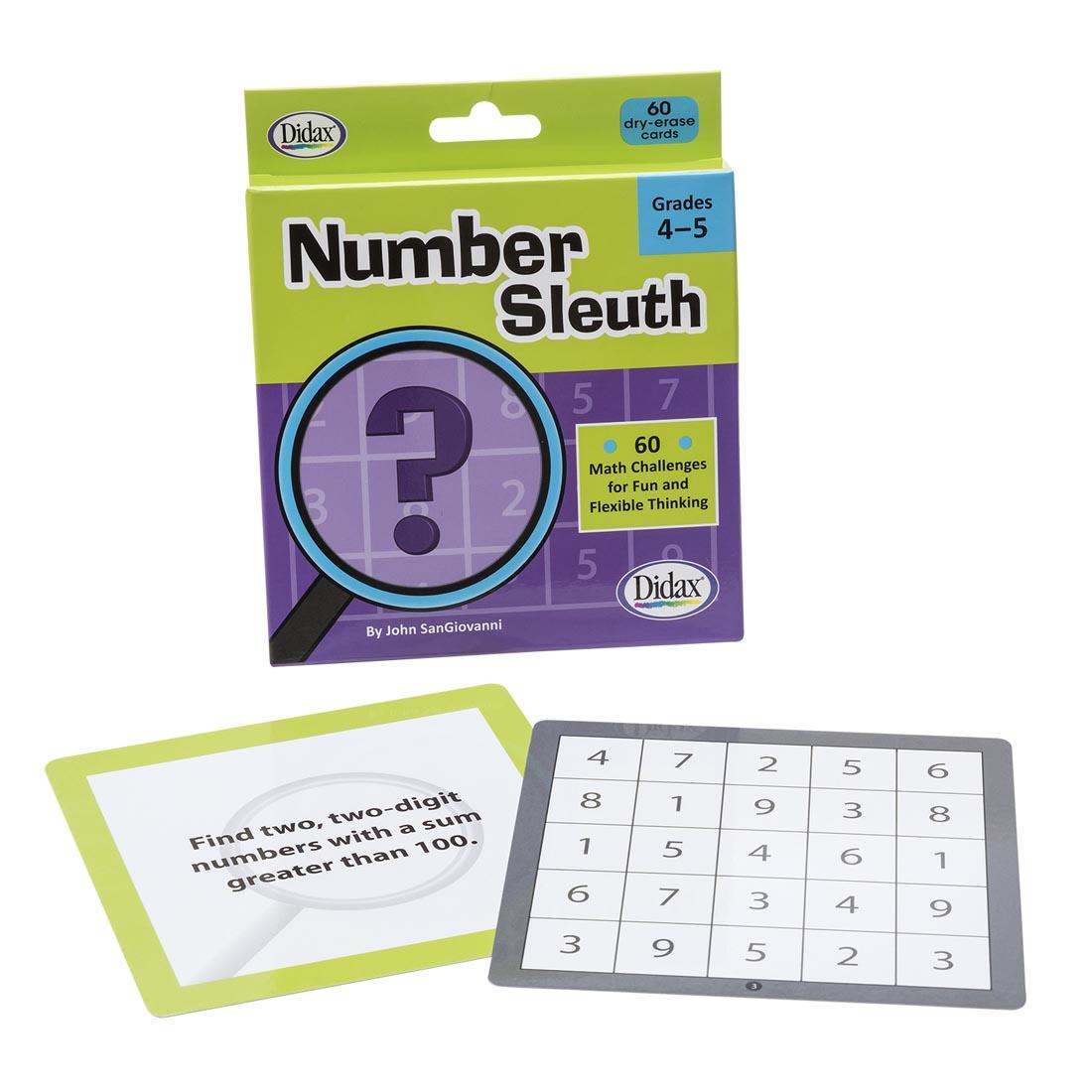 Number Sleuth Math Challenge Cards by Didax