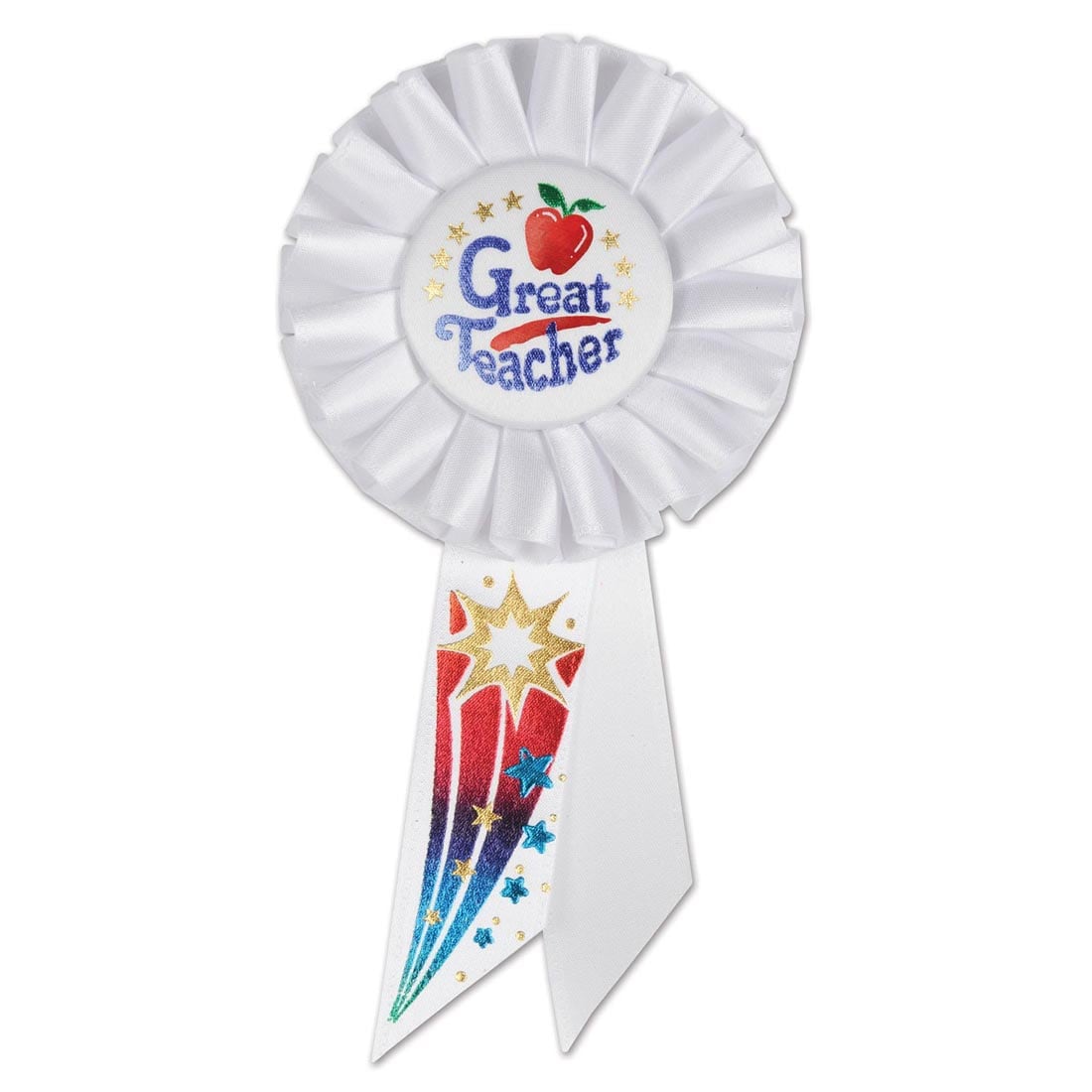 A Great Teacher Rosette Ribbon