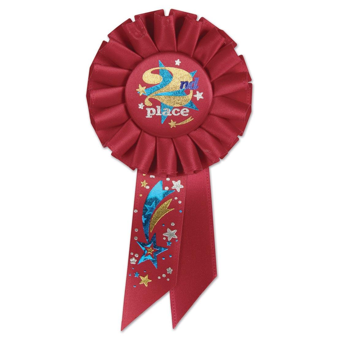 2nd Place Rosette Ribbon