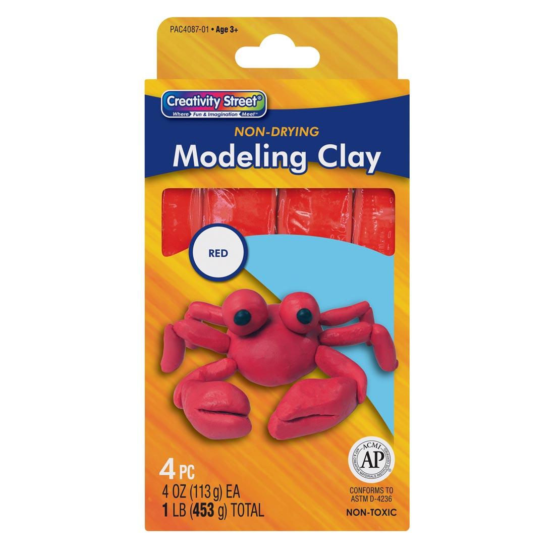 Red Creativity Street Modeling Clay