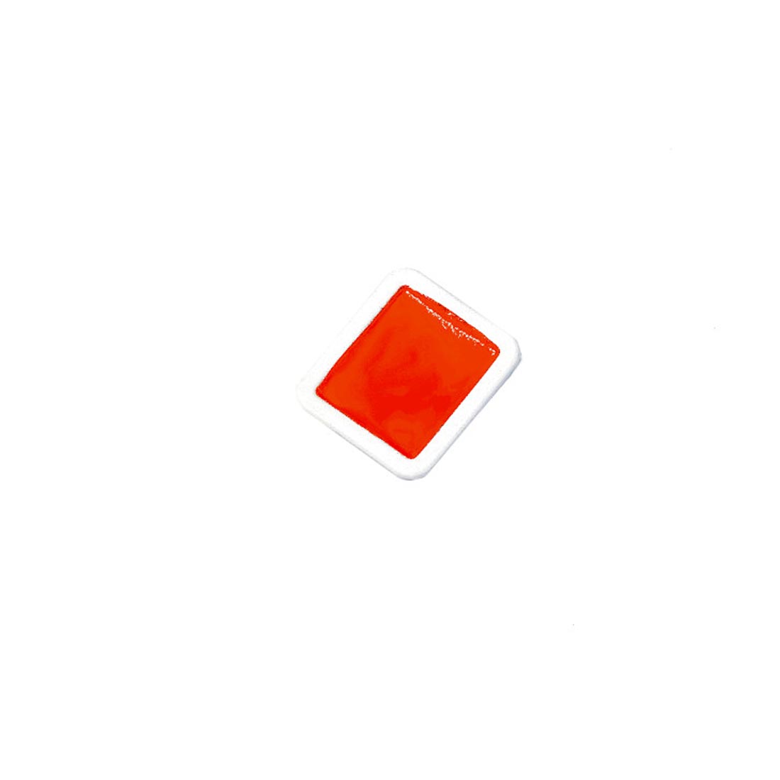 Red-Orange Prang Semi-Moist Half Pan Watercolor Refill