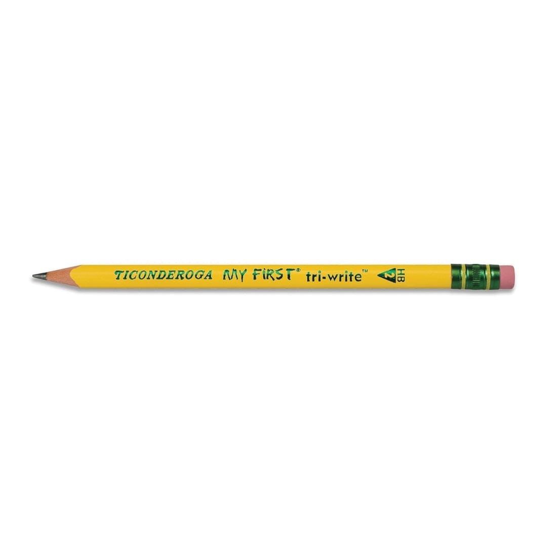 Ticonderoga My First Tri-Write Pencil Latex-Free With Eraser