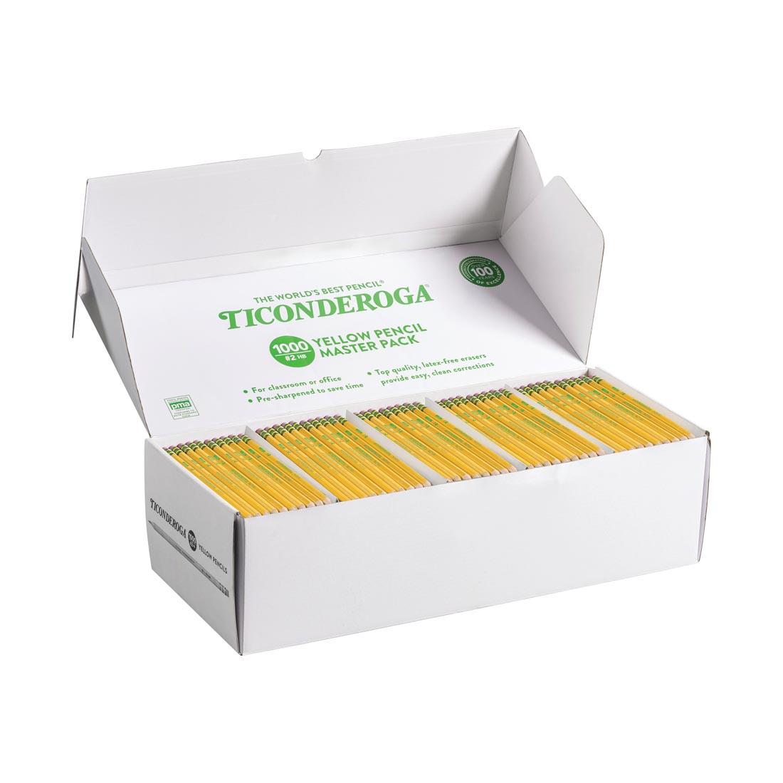 open box of Ticonderoga Pencils 1000-Count