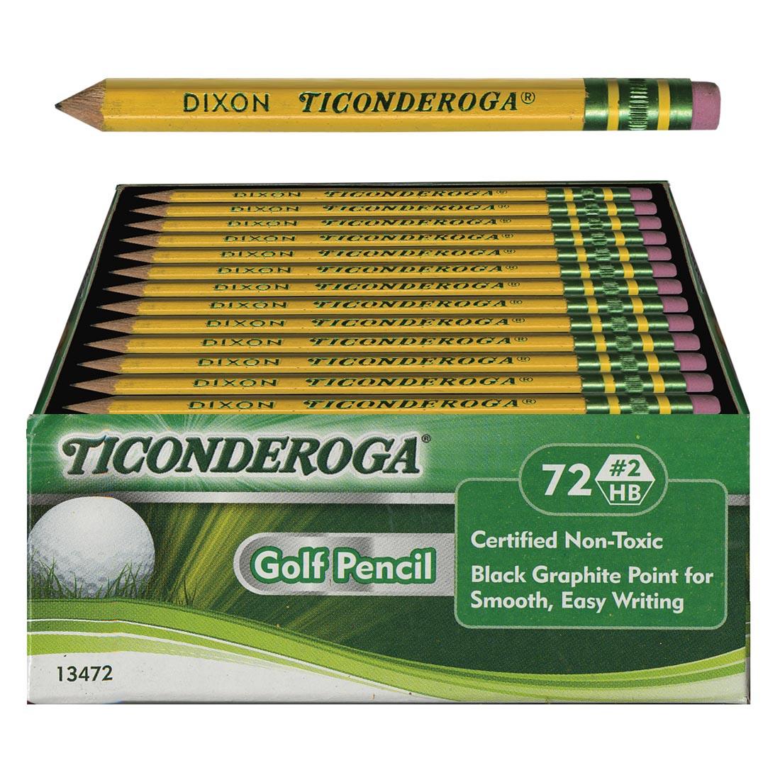 Ticonderoga Golf Pencils With Eraser