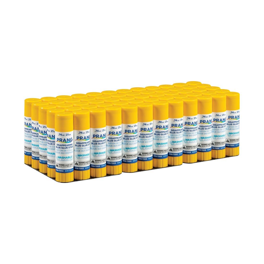 Prang Washable 0.74 oz. Blue Glue Sticks 60-Count Package