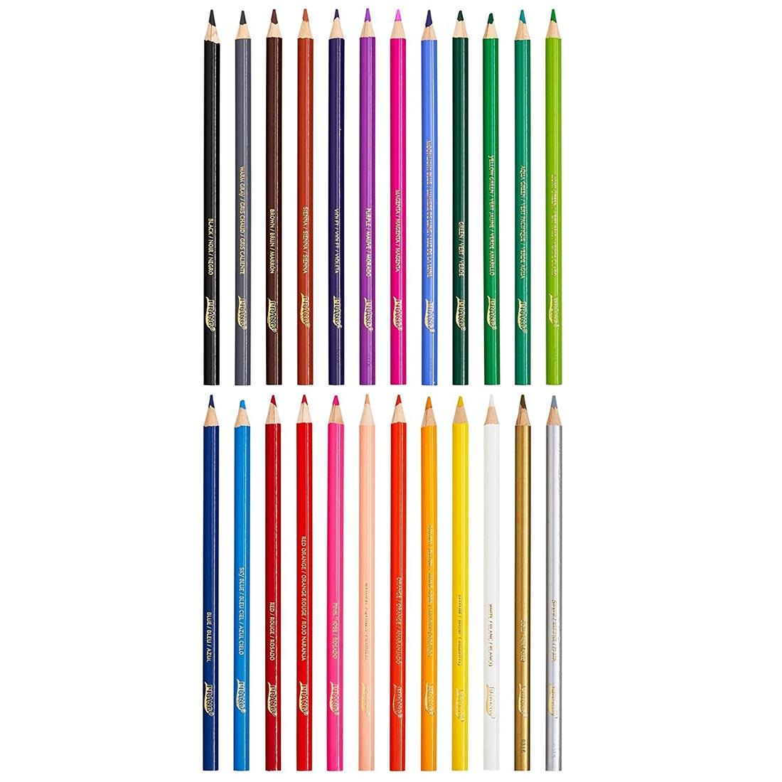 Prang Colored Pencils 24-Color Set