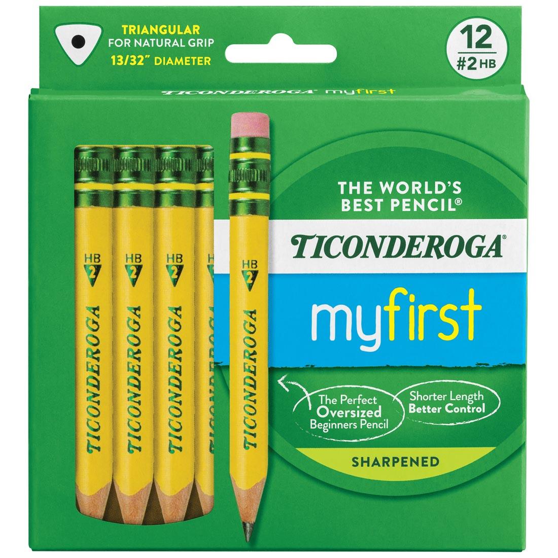 package of My First Ticonderoga Half Size Pencils