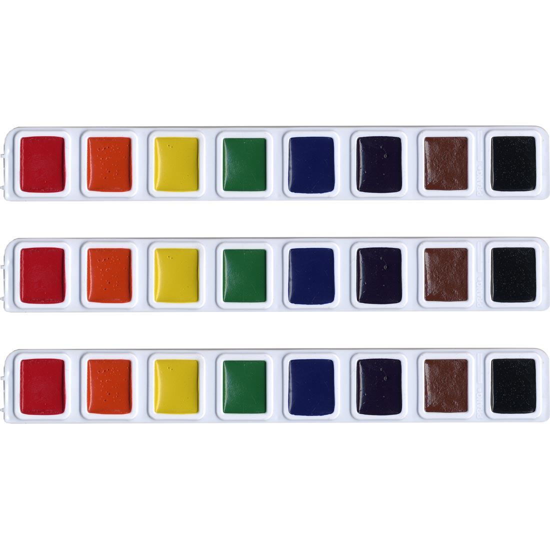 Jack Richeson Semi-moist Metallic Watercolor Pans