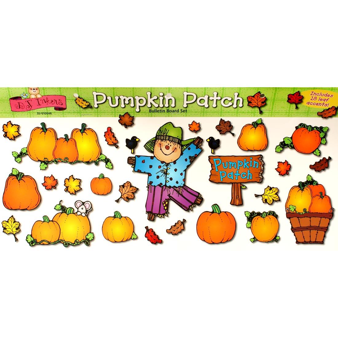 Pumpkin Patch DJ Inkers Bulletin Board Set by Carson Dellosa