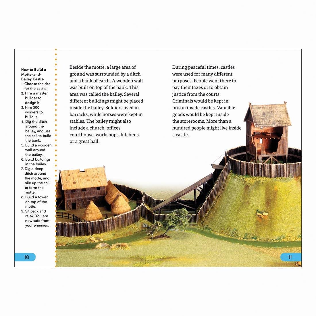 2 pages from Knights And Castles DK Super Readers Level 4 Book