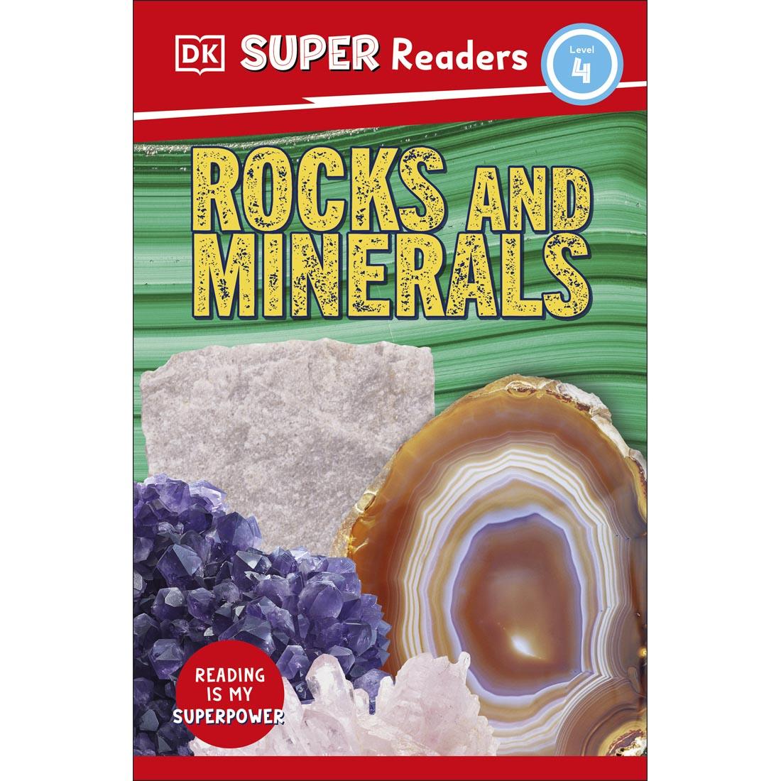 Front cover of Rocks And Minerals DK Super Readers Level 4 Book