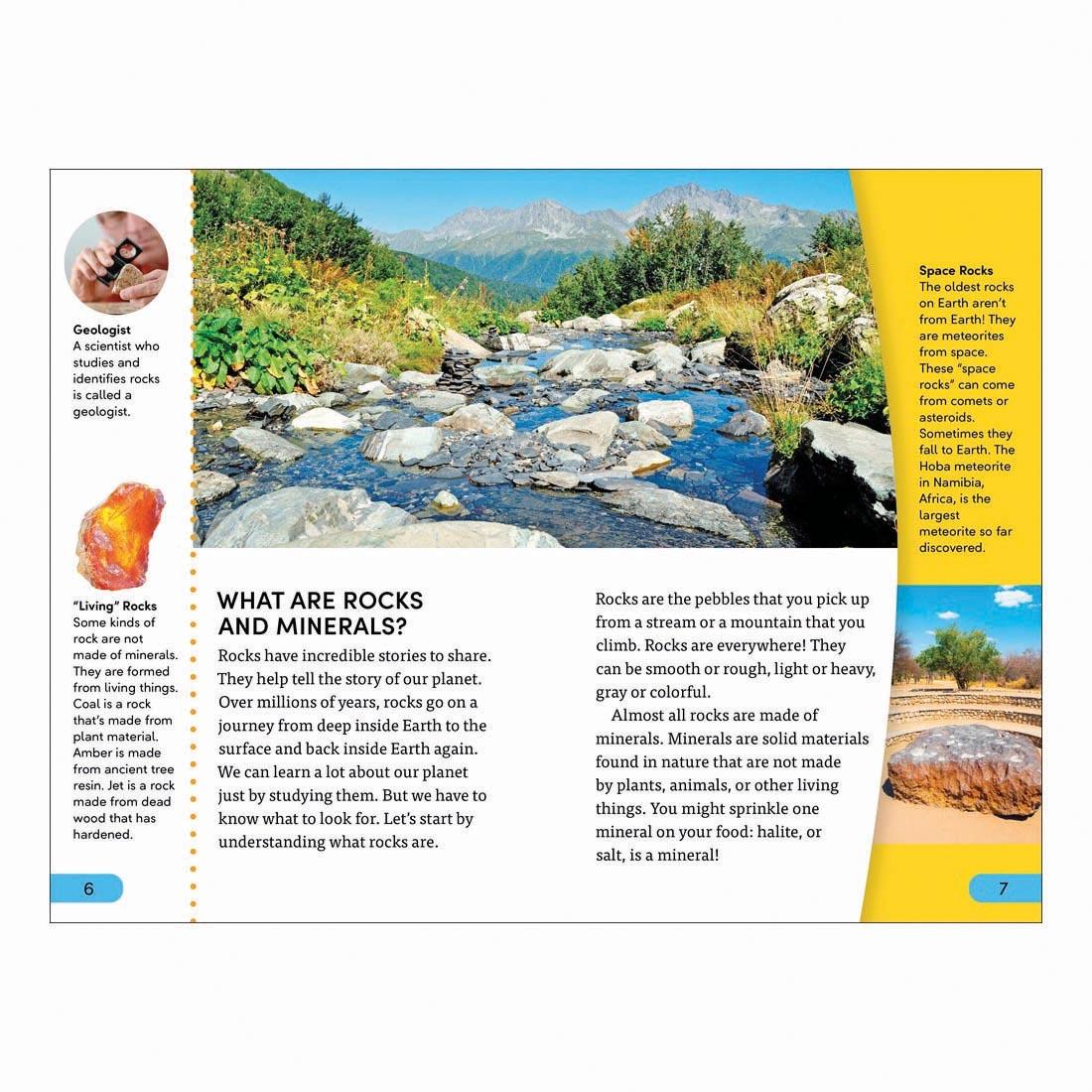 2 pages from Rocks And Minerals DK Super Readers Level 4 Book