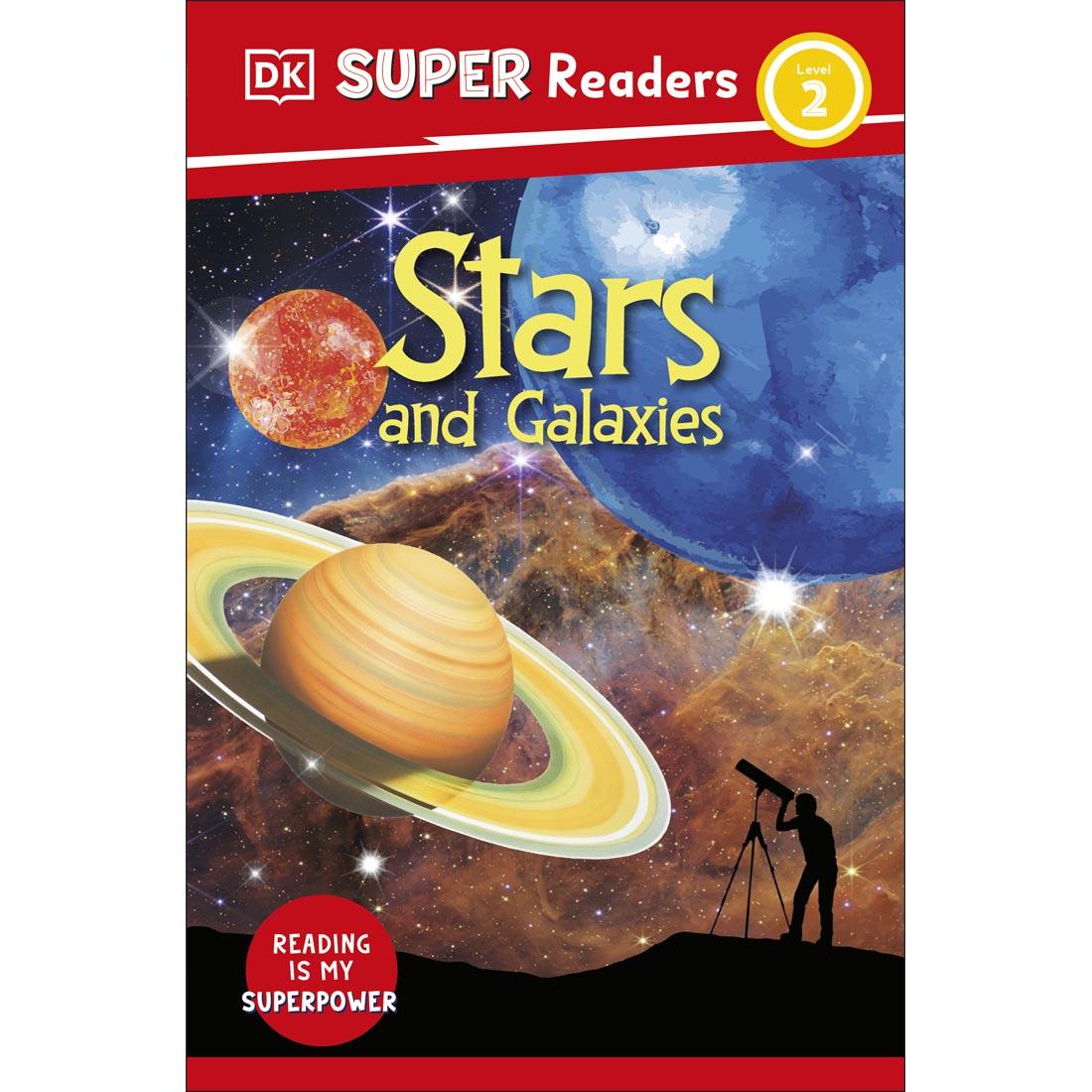 Front cover of Stars And Galaxies DK Super Readers Level 2 Book