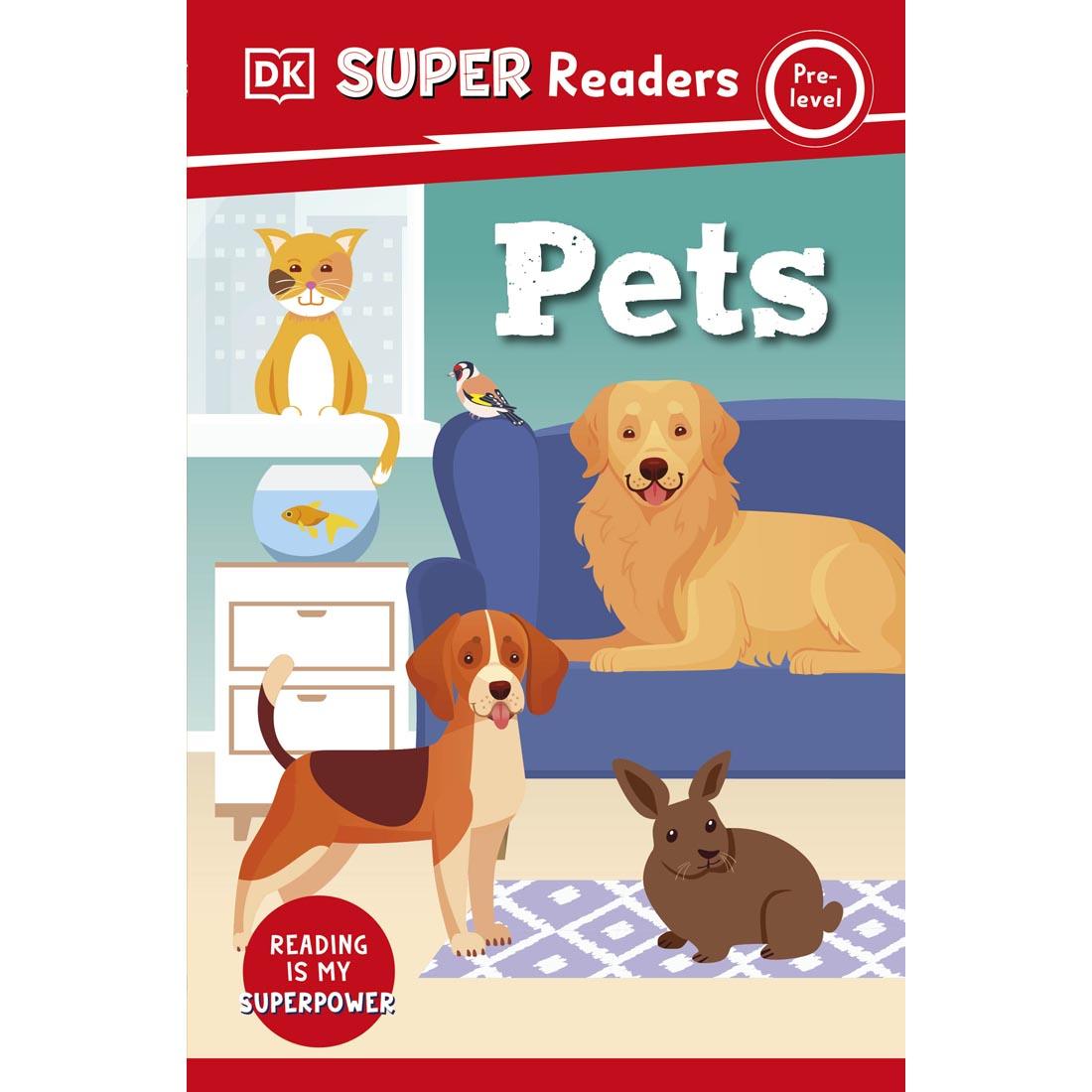 Front cover of Pets DK Super Readers Pre-Level Book