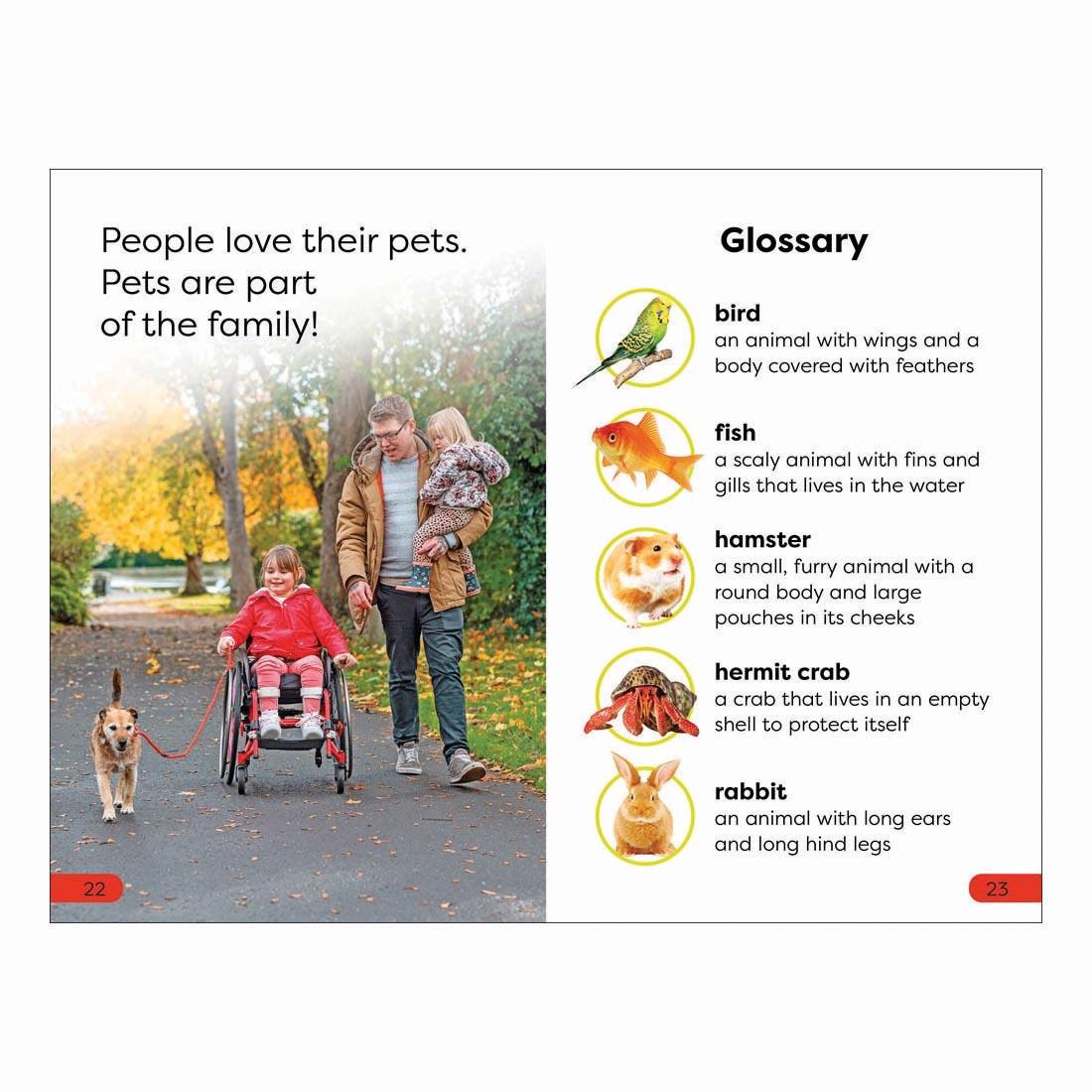2 pages from Pets DK Super Readers Pre-Level Book