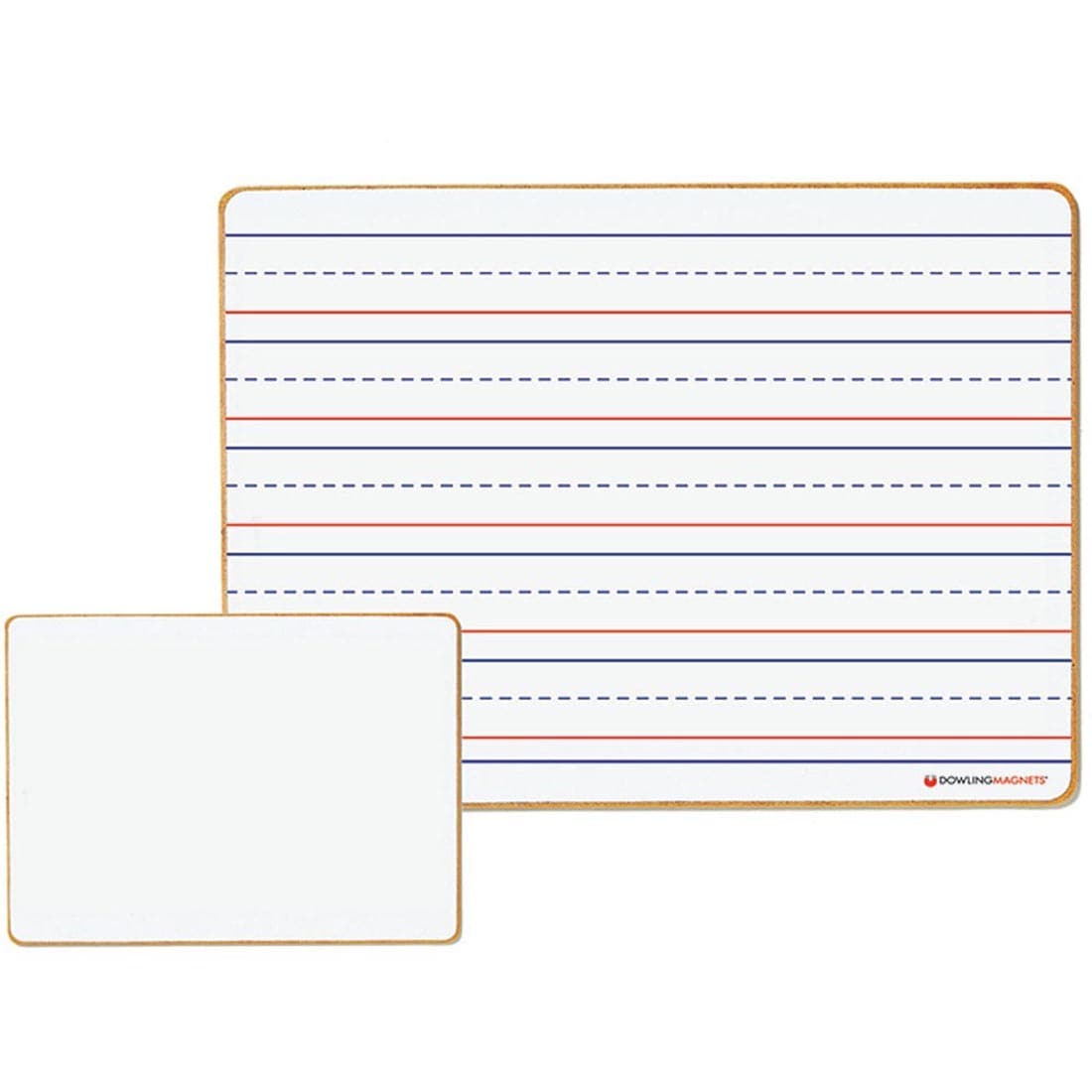 Both Lined Side and Blank Side of the Magnetic Dry Erase Board by Dowling Magnets