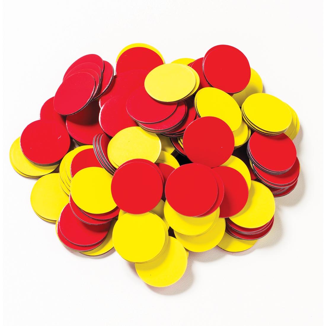 Magnet Math Magnetic Red and Yellow Counters by Dowling Magnets