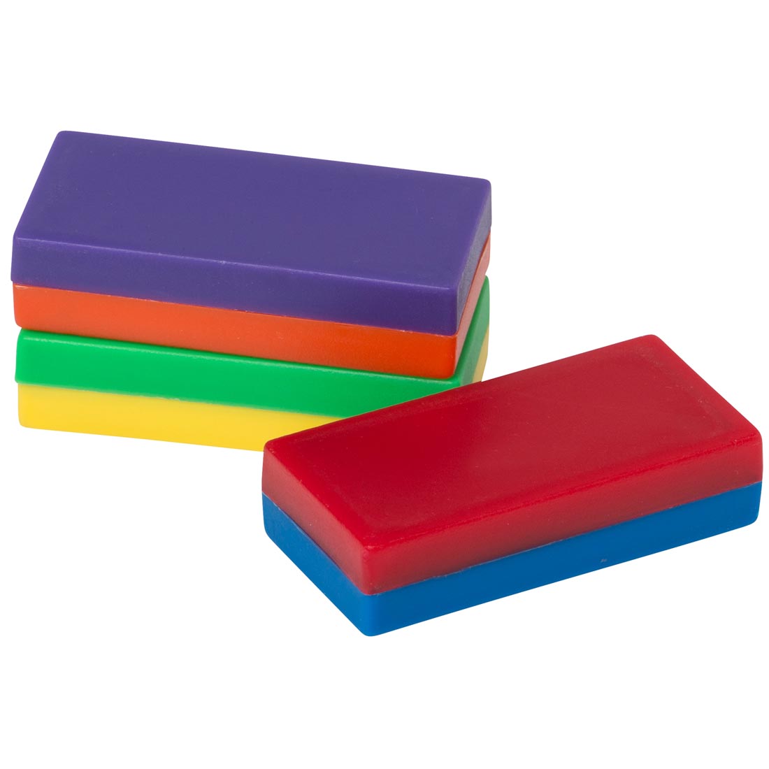 Three 2-Color Big Block Hero Magnets by Dowling Magnets