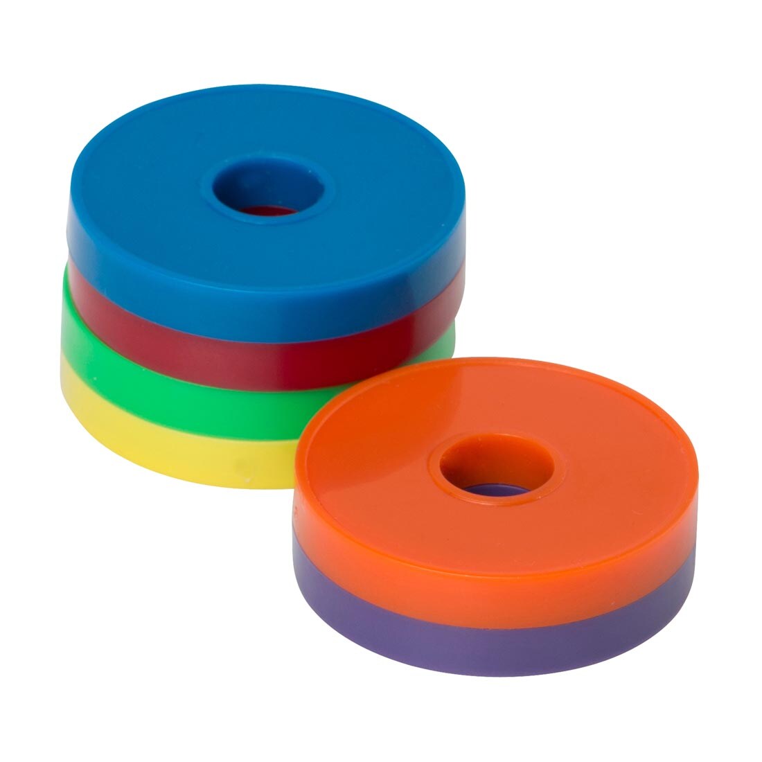 Three 2-Color Big Ring Hero Magnets by Dowling Magnets