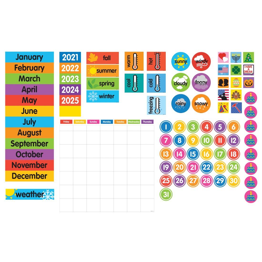 Giant Magnetic Calendar Set by Dowling Magnets