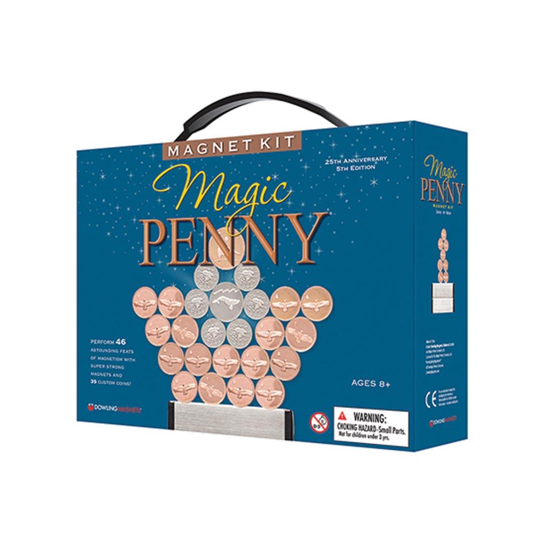 box for Magic Penny 25th Anniversary Edition Magnet Kit by Dowling Magnets
