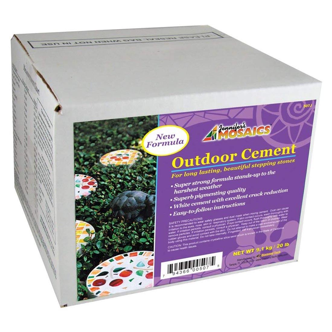 Box of Jennifer's Mosaics Outdoor Cement