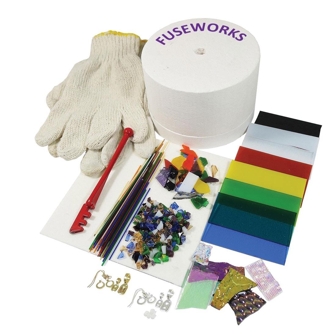 Contents of Fuseworks Beginner's Fusing Kit