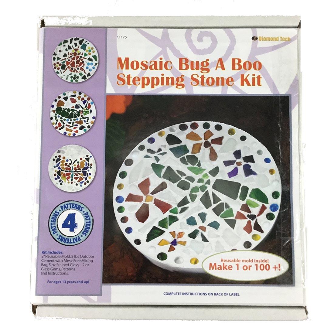 Mosaic Bug A Boo Stepping Stone Kit