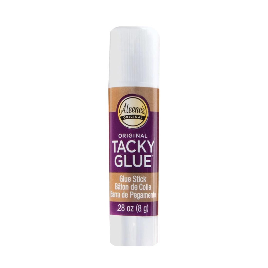 One Aleene's Original Tacky Glue Stick with cap on