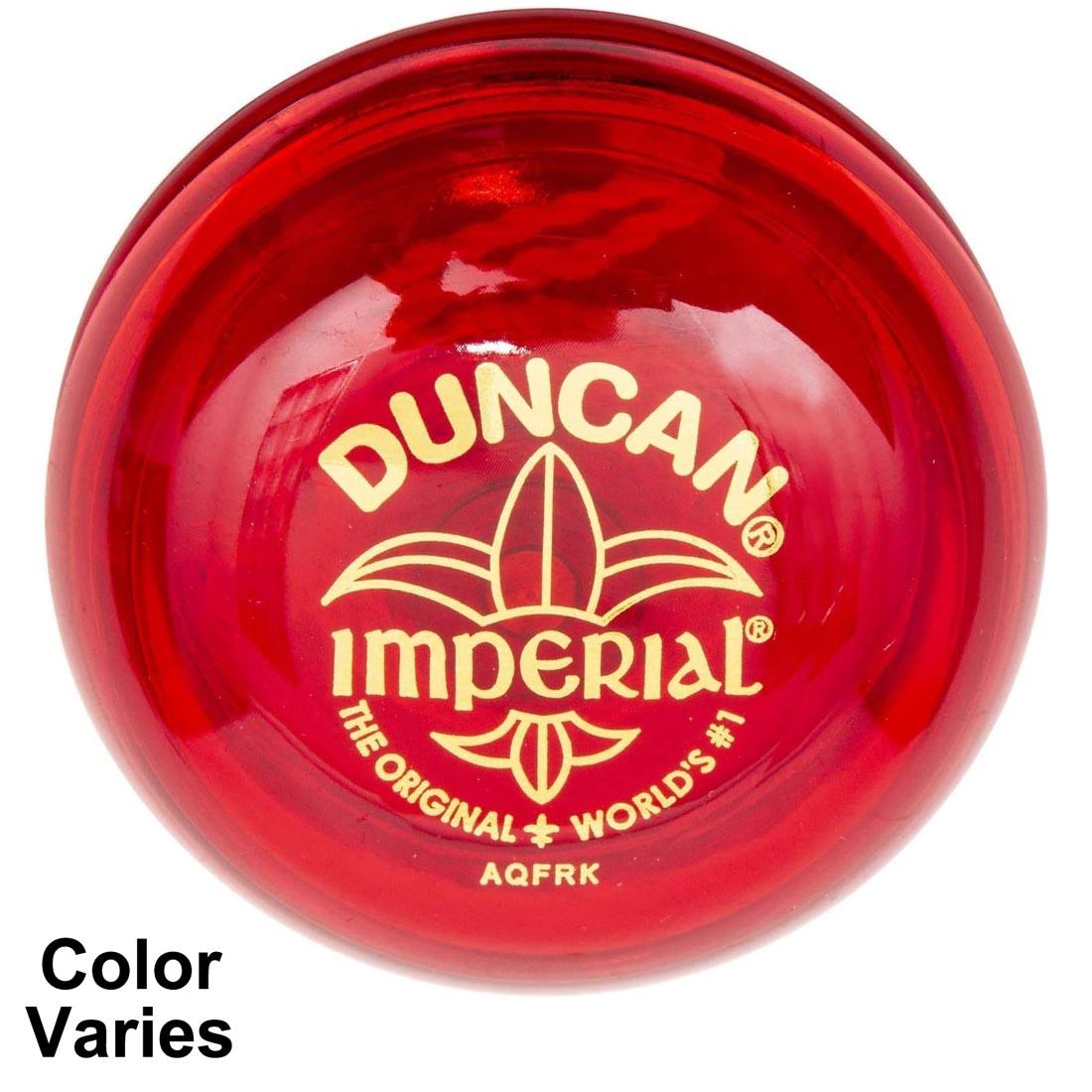 Duncan Imperial Yo-Yo with text Color Varies