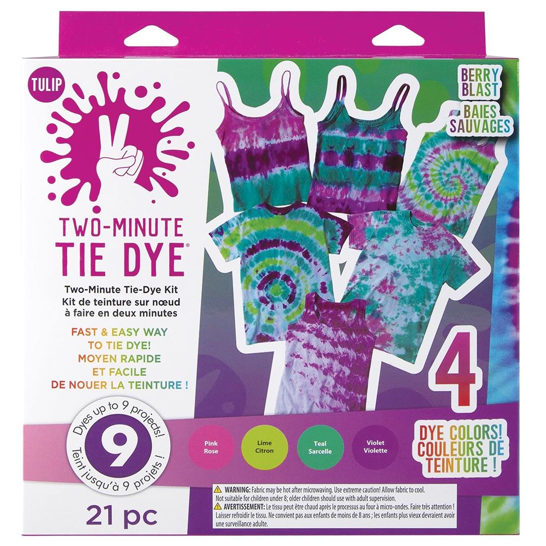 Tulip Two-Minute Tie-Dye Berry Blast Kit