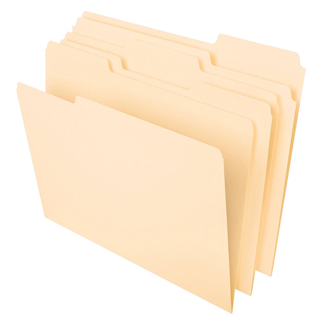 Manila File Folders 1/3 cut