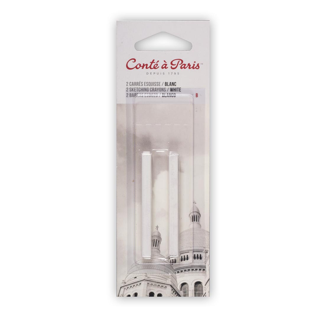 Conte Crayons White B 2-Count Package
