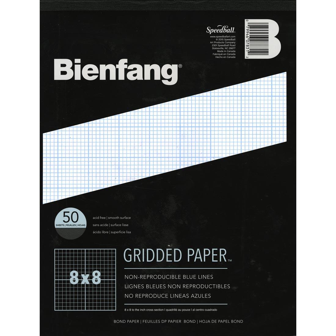 Bienfang 8x8 Gridded Paper Pad